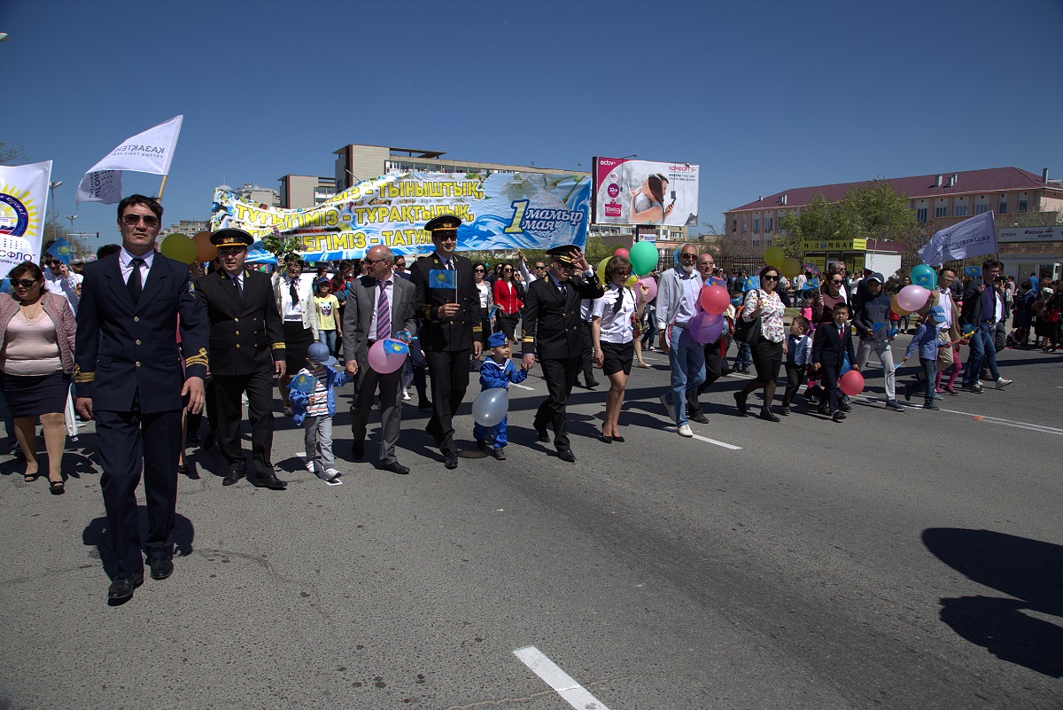 The KMTF team took part in the parade dedicated to the Day of Unity of Kazakhstan Peoples