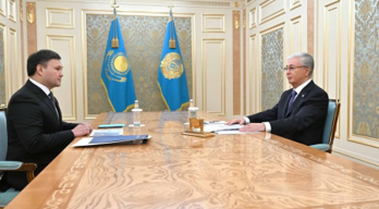 Мемлекет басшысы «ҚазМұнайГаз» ҰК АҚ басқарма төрағасы Асхат Хасеновті қабылдады