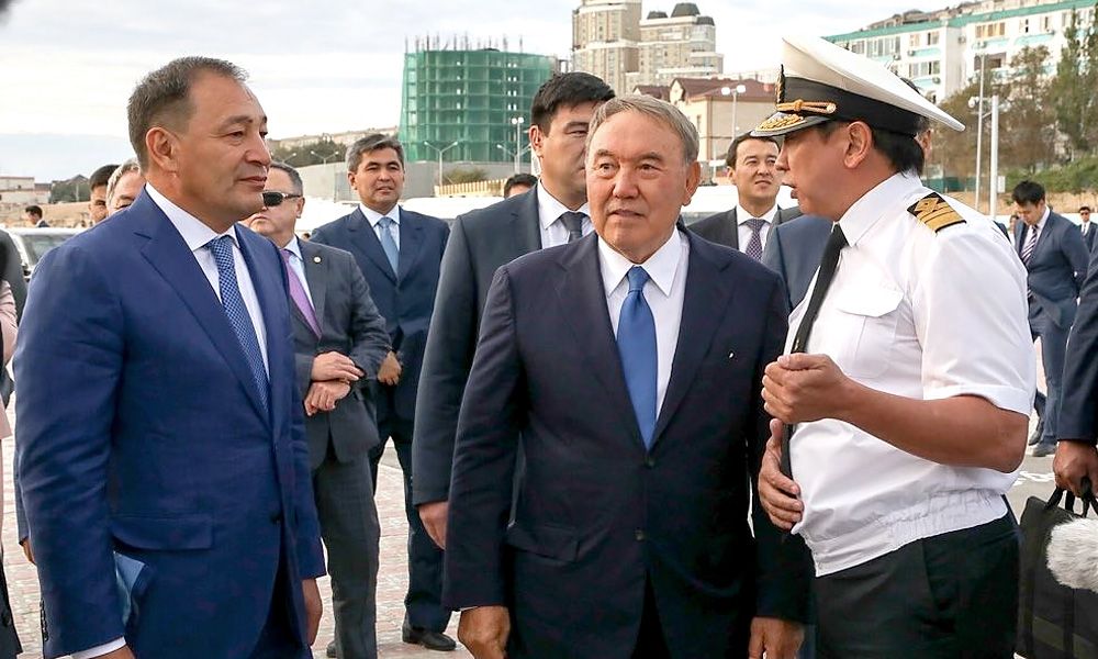"Қазақтеңізкөлікфлоты" ҰТКҚК" ЖШС Бас директоры М.К. Орманов ҚР Президенті Н.Ә. Назарбаевтың алдында баяндады