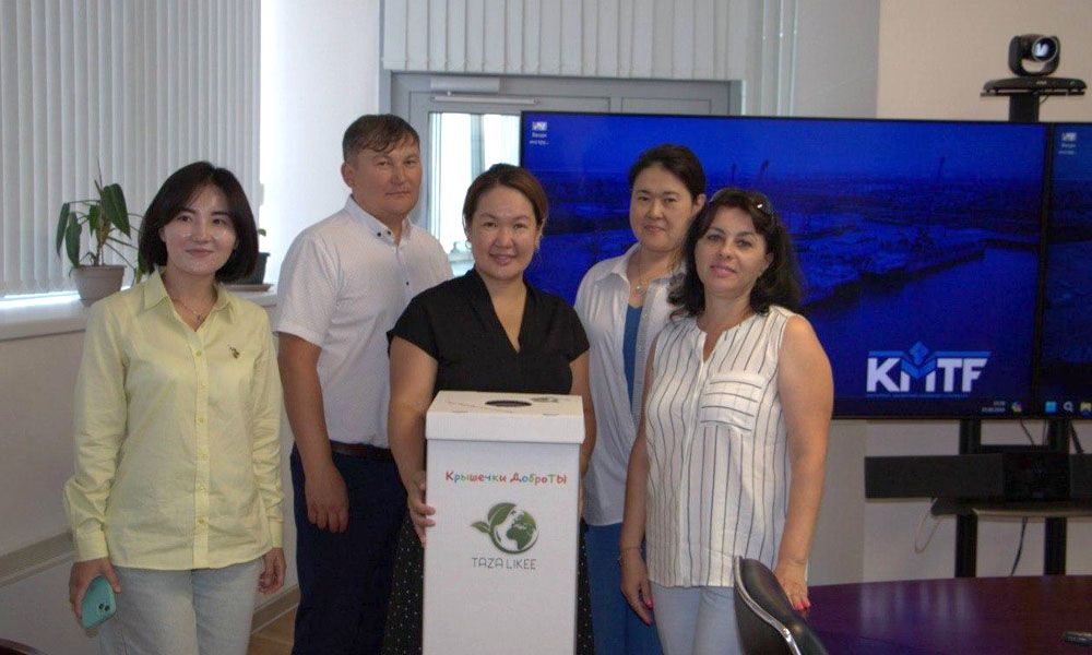 Компания «Taza.Likee» провела эко-лекцию в Казмортрансфлот