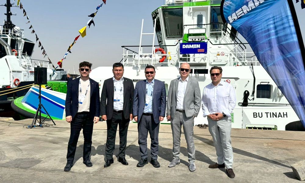 Казмортрансфлот посетил международную морскую выставку в ОАЭ